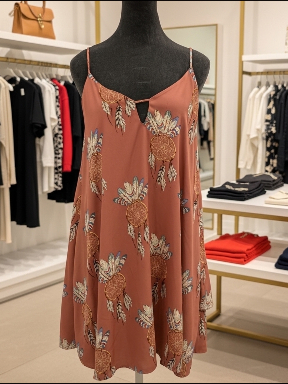 Peach Love California Dreamcatcher Slip Midi Dress Women's‎ Size Small
